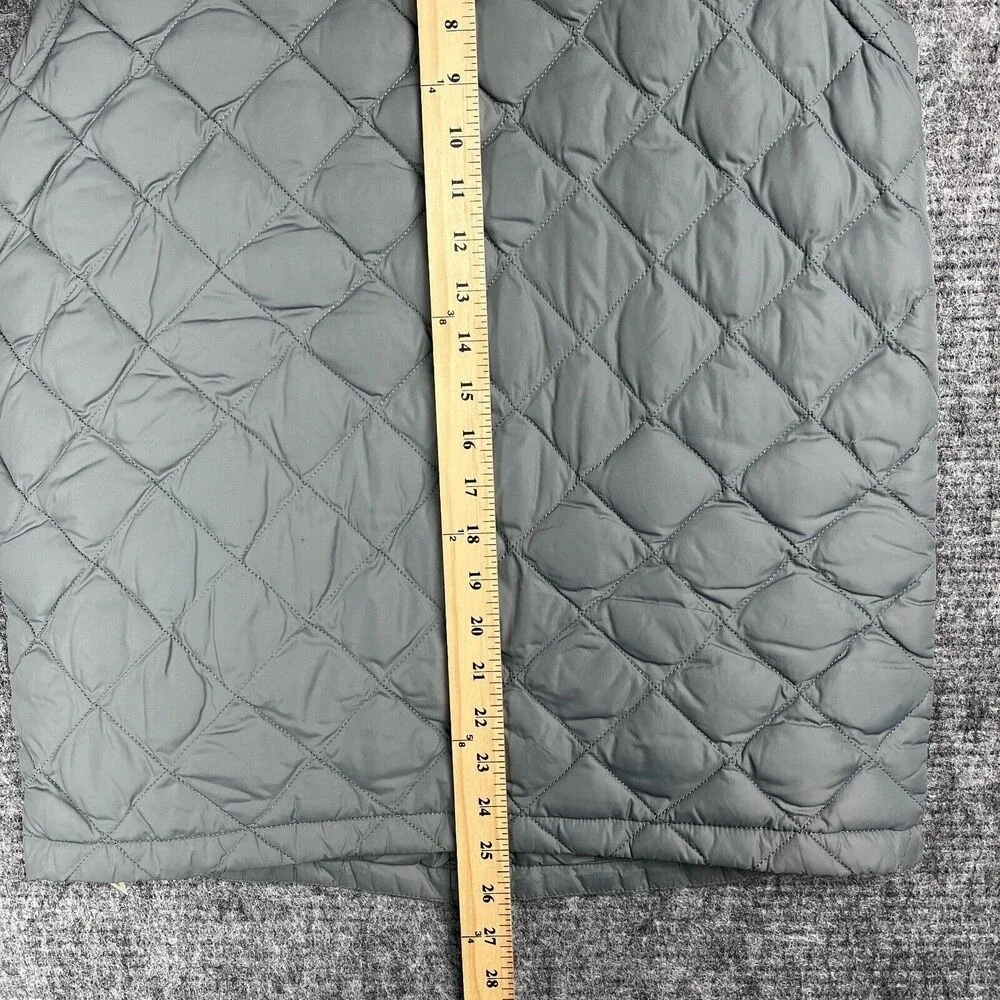 Lands End Kids Quilted Puffer Vest Full Zip Sleeveless Layering L 14-16‎ Girls